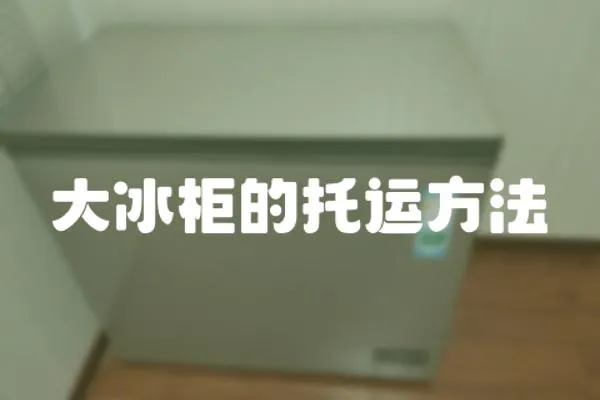 大冰柜的托運方法