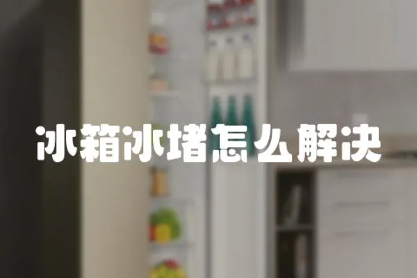 冰箱冰堵怎么解決