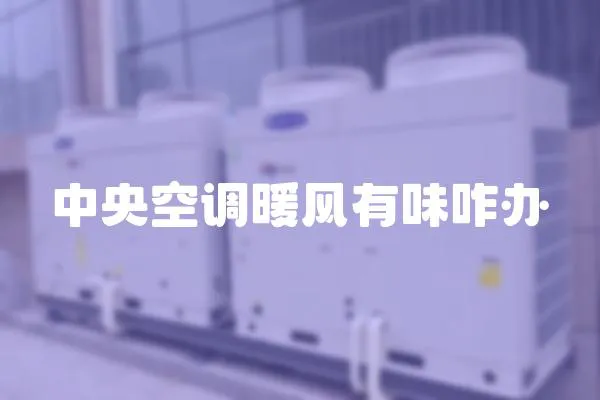 中央空調暖風有味咋辦