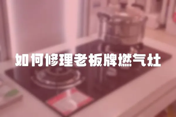 如何修理老板牌燃?xì)庠?></a></div>
                    <div   id=