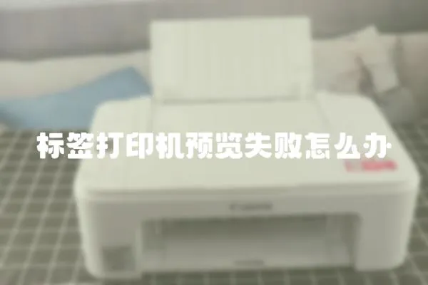 標(biāo)簽打印機預(yù)覽失敗怎么辦