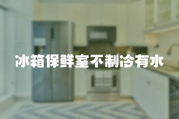 冰箱保鮮室不制冷有水