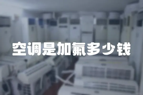 空調是加氟多少錢