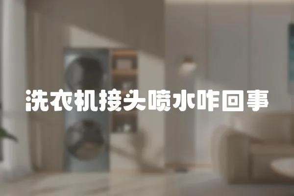 洗衣機接頭噴水咋回事