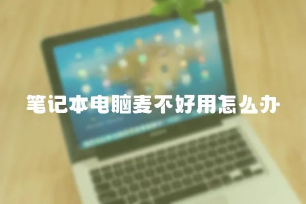 筆記本電腦麥不好用怎么辦
