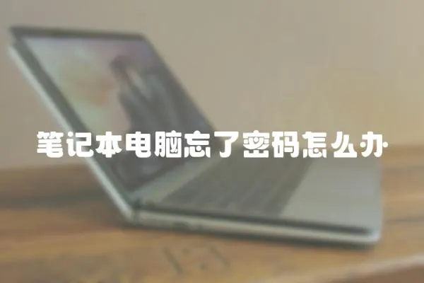 筆記本電腦忘了密碼怎么辦
