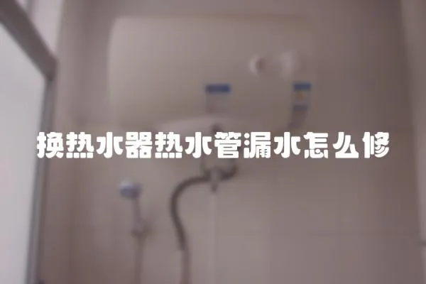 换热水器热水管漏水怎么修