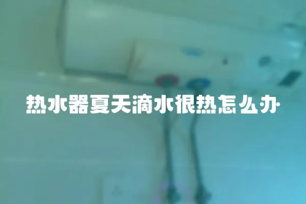 熱水器夏天滴水很熱怎么辦