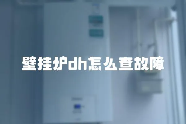 壁掛爐dh怎么查故障