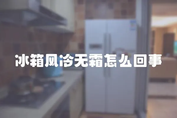 冰箱風冷無霜怎么回事