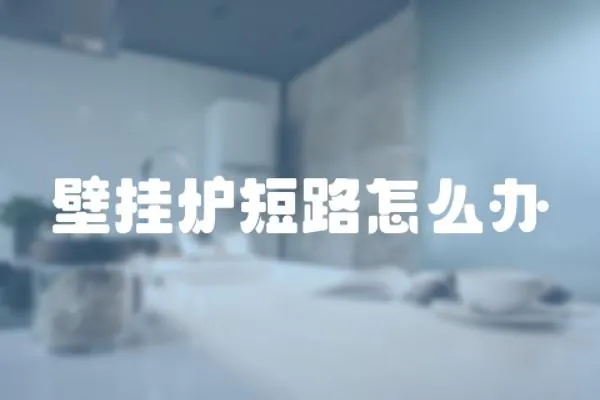 壁掛爐短路怎么辦