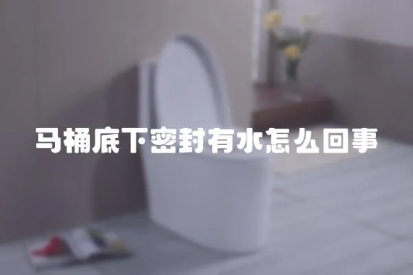 馬桶底下密封有水怎么回事