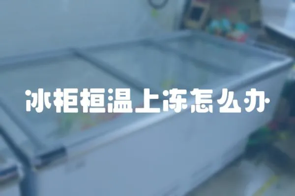 冰柜桓溫上凍怎么辦