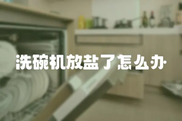 洗碗機(jī)放鹽了怎么辦