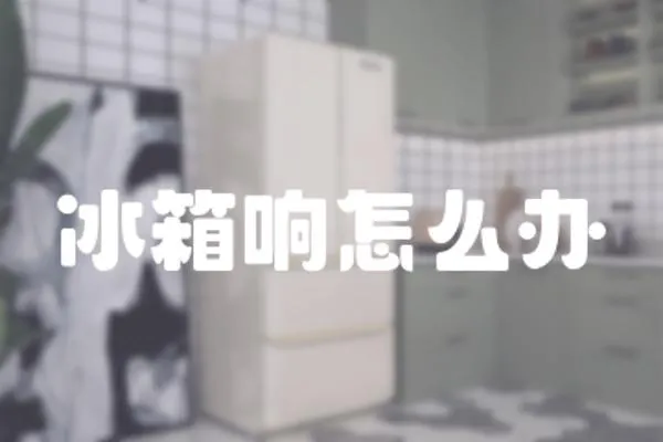 冰箱響怎么辦
