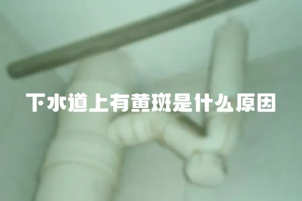 下水道上有黃斑是什么原因