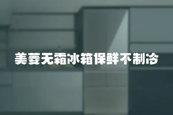 美菱無霜冰箱保鮮不制冷