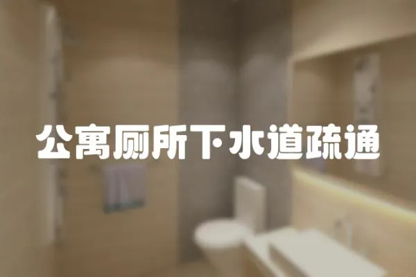 公寓廁所下水道疏通