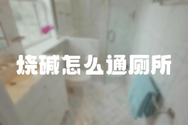 燒堿怎么通廁所