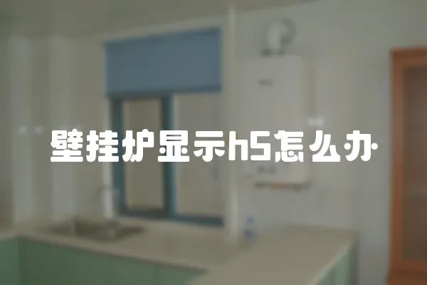 壁掛爐顯示h5怎么辦