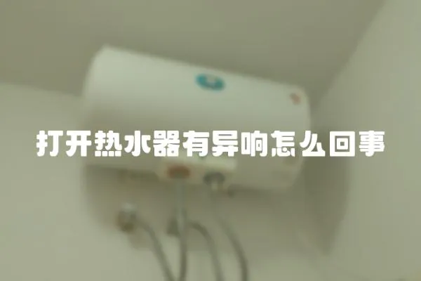 打開熱水器有異響怎么回事