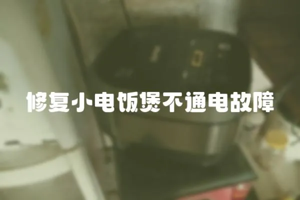 修復小電飯煲不通電故障