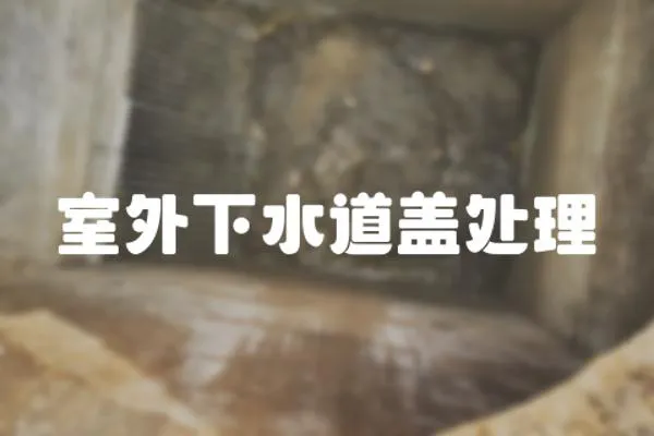 室外下水道蓋處理