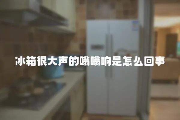 冰箱很大聲的嗡嗡響是怎么回事
