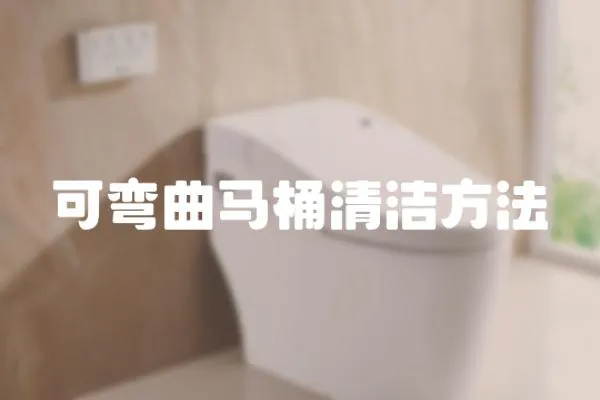 可彎曲馬桶清潔方法