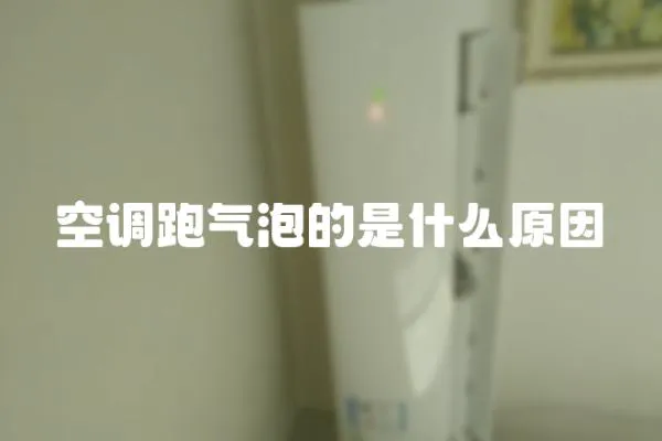 空調跑氣泡的是什么原因