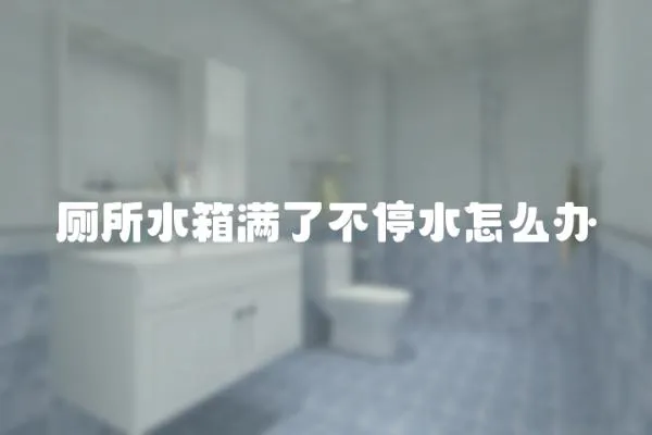 廁所水箱滿了不停水怎么辦