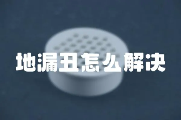 地漏丑怎么解決