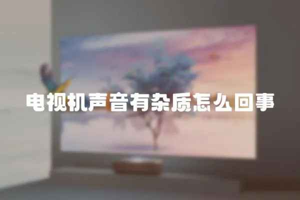 電視機(jī)聲音有雜質(zhì)怎么回事