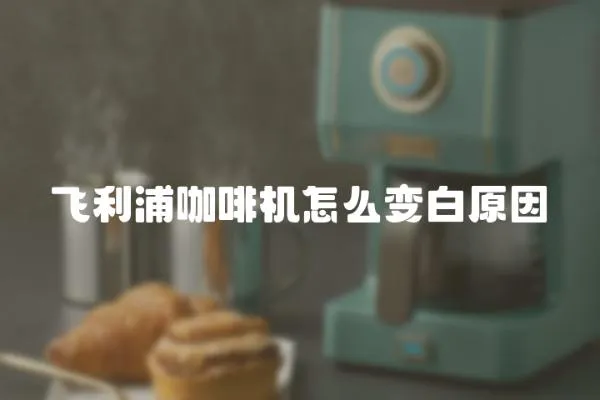 飛利浦咖啡機怎么變白原因