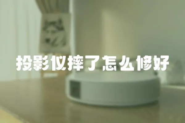 投影儀摔了怎么修好