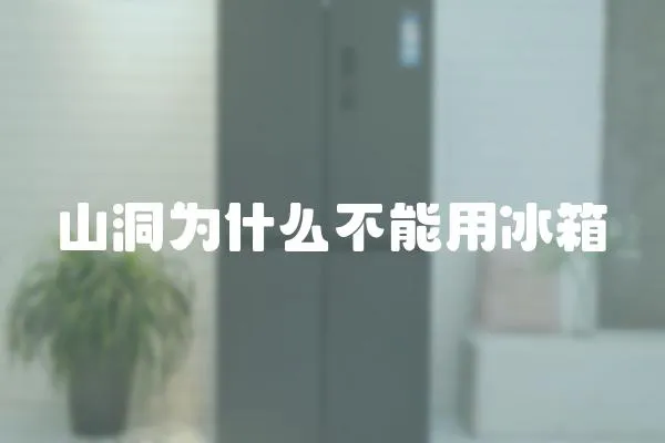山洞為什么不能用冰箱