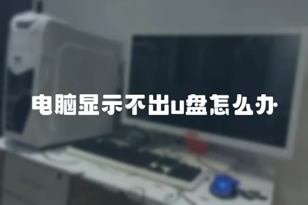 電腦顯示不出u盤怎么辦