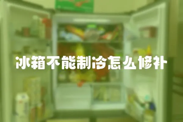 冰箱不能制冷怎么修補