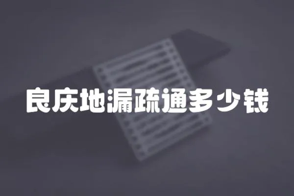 良慶地漏疏通多少錢(qián)