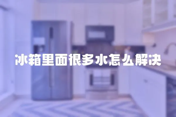 冰箱里面很多水怎么解決