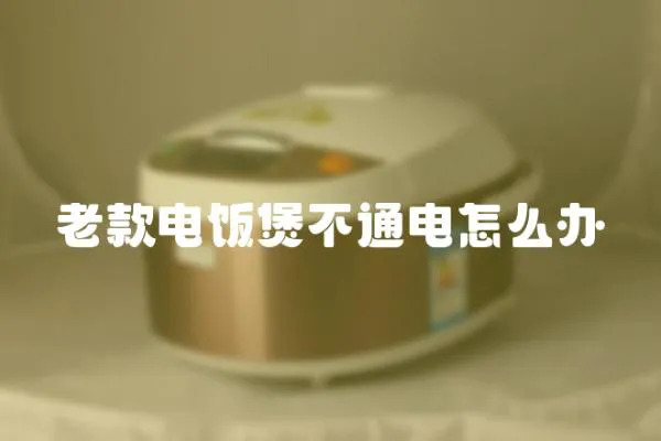 老款電飯煲不通電怎么辦