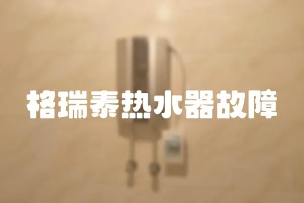 格瑞泰熱水器故障
