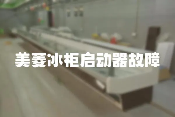 美菱冰柜啟動器故障