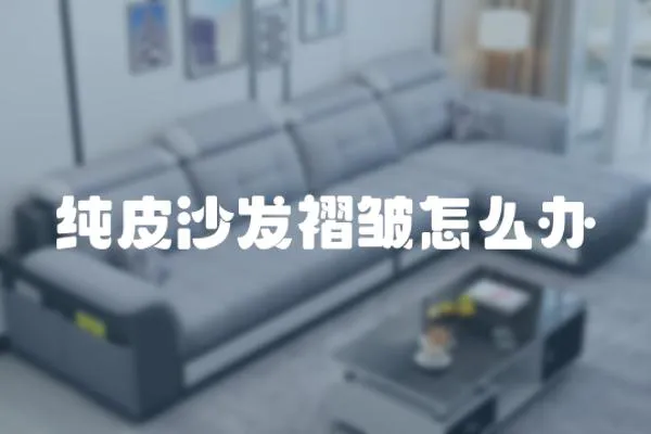 純皮沙發褶皺怎么辦