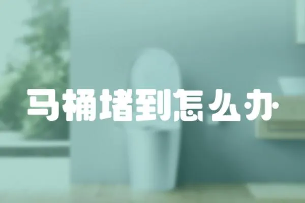 馬桶堵到怎么辦