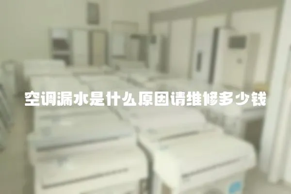 空調(diào)漏水是什么原因請(qǐng)維修多少錢