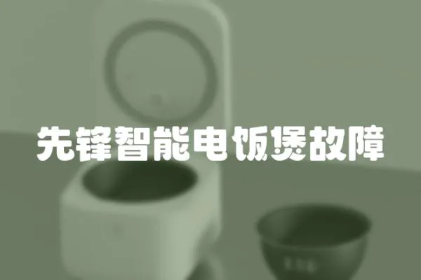 先鋒智能電飯煲故障