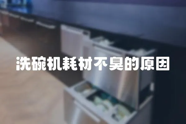 洗碗機耗材不臭的原因