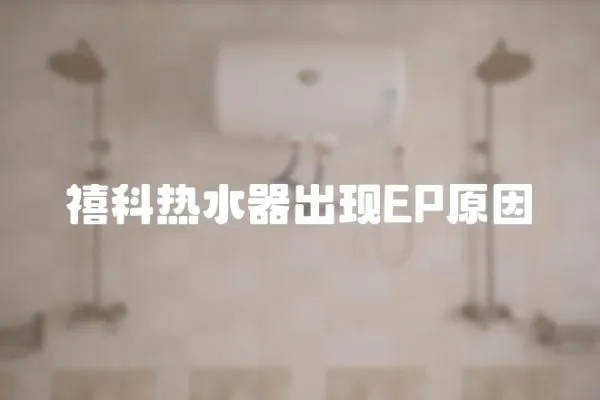 禧科熱水器出現EP原因