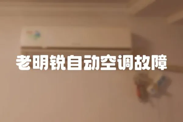 老明銳自動空調故障